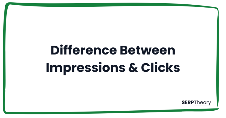 Difference between impressions and clicks in SEO article cover image