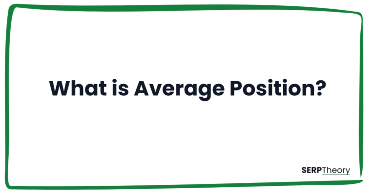 What is Average Position article cover image