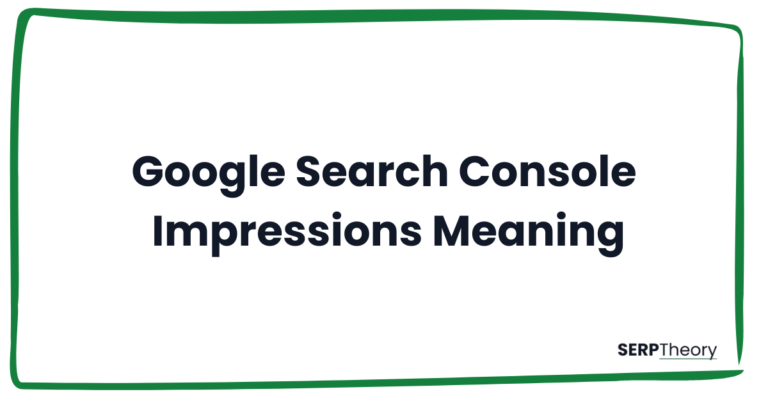Google Search Console impressions meaning article cover image